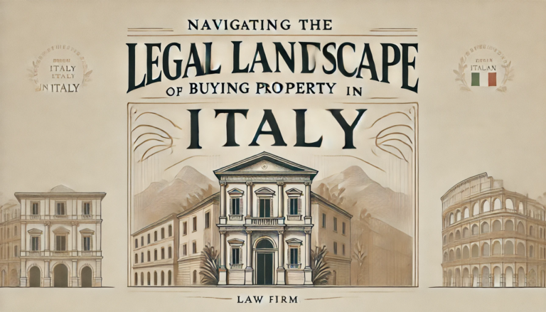 Navigating the Legal Landscape of Buying Property in Italy